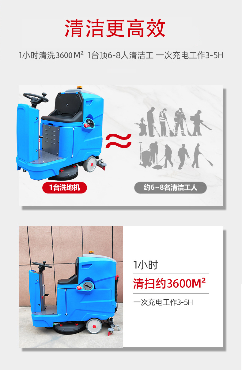 揭阳驾驶式洗地机更适合用在高铁站